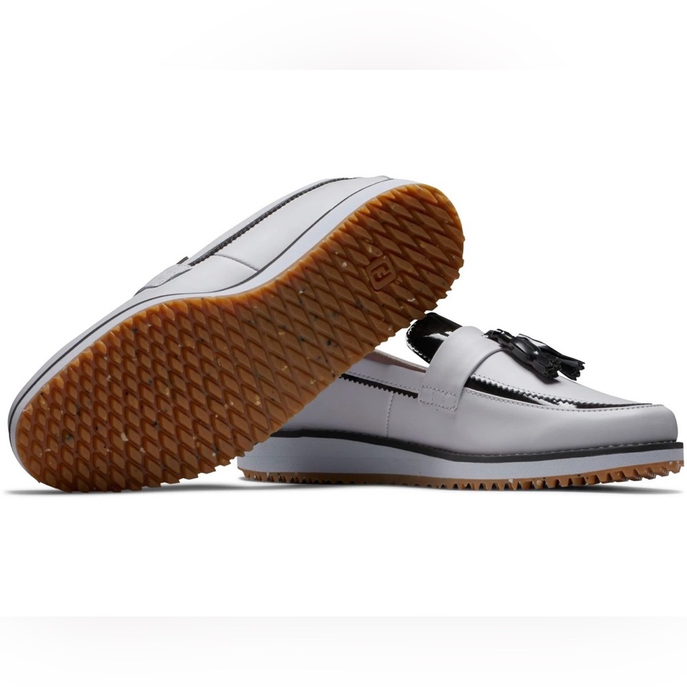 Footjoy Women’s Sandy Golf Shoes-White/Black-Size 9.5 NIB⛳️ - Picture 6 of 11